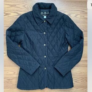 Women Barbour Quilted Jacket Blue size US 6